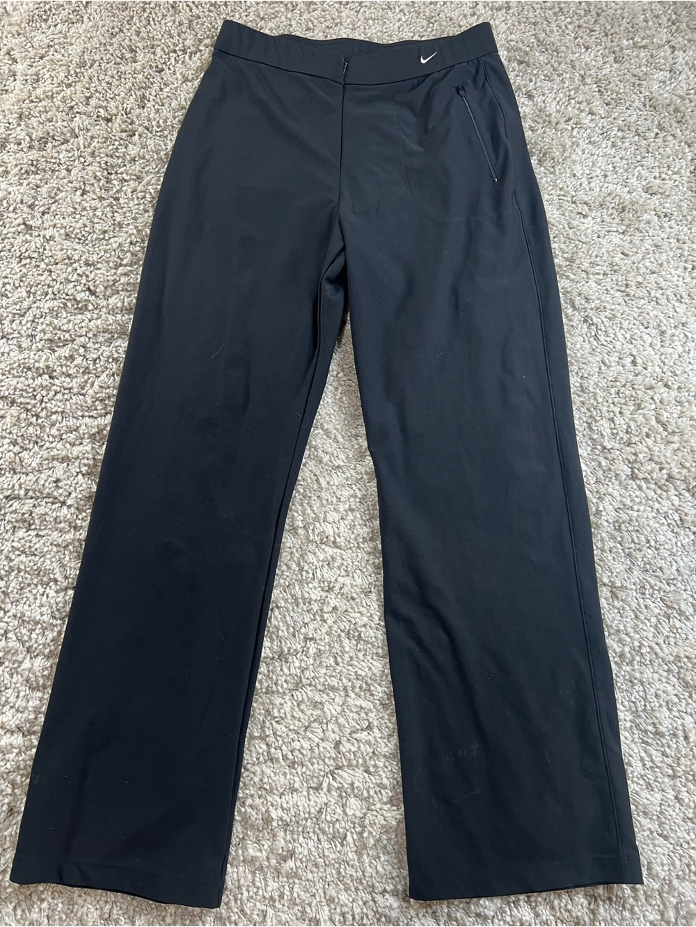 Nike Black Women’s Track Jogger Pants with Zip Pocket